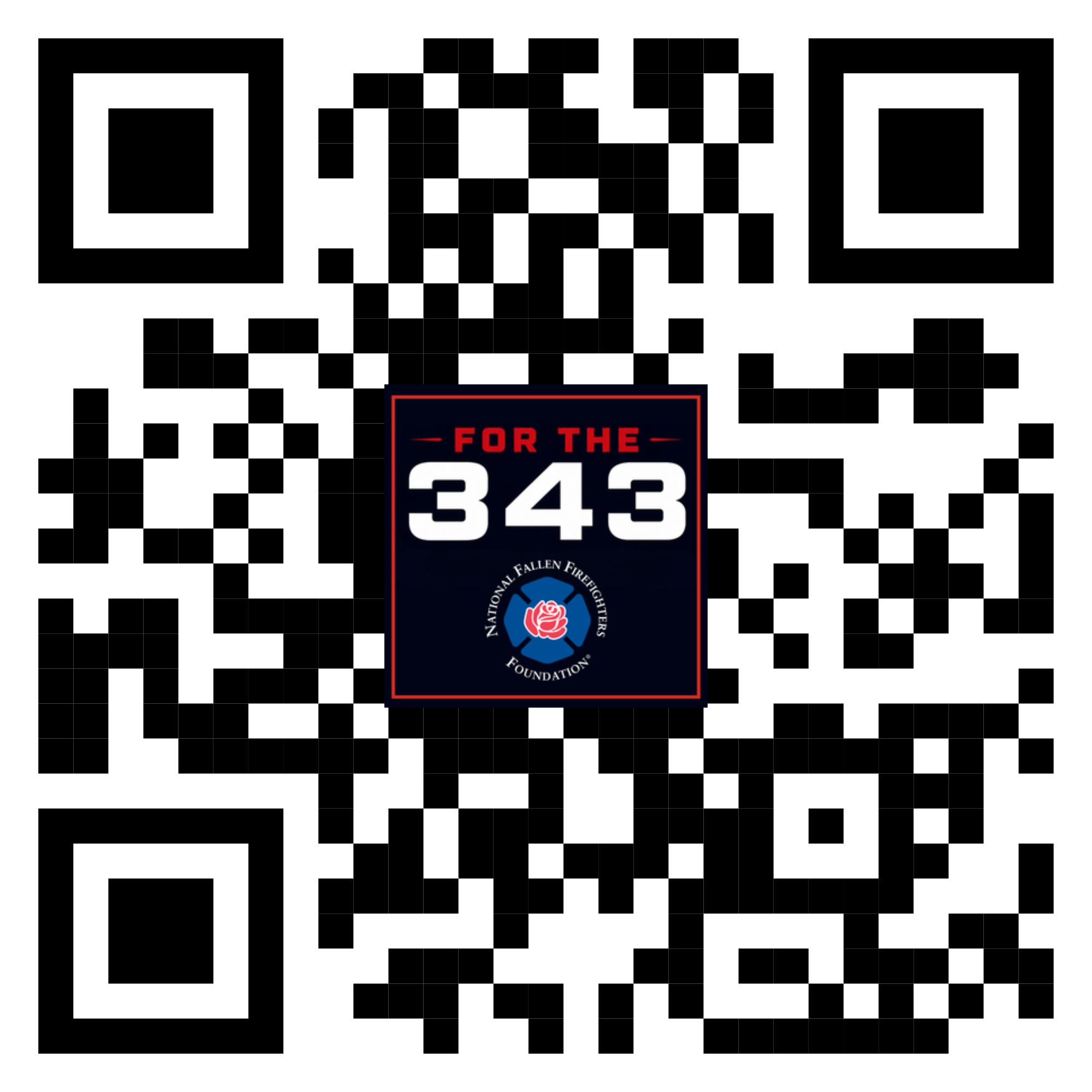 QR code linking to forthe343.org